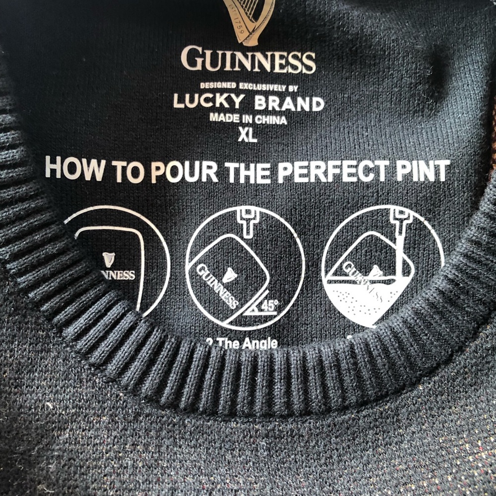 Lucky brand Sweaters | Guinness Stout Irish Beer - Picture 2 of 2